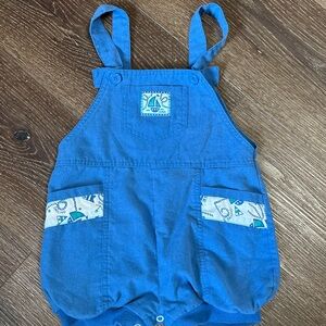 Vintage sailor baby blue overalls 24 m
